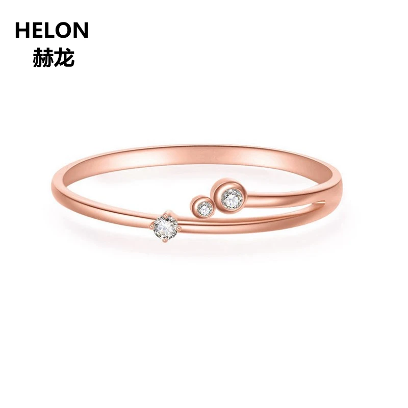 Solid 14k Rose Gold Natural Diamonds Engagement Ring for Women Wedding Band Fine Jewelry Gift
Solid 14k Rose Gold Natural Diamonds Engagement Ring for Women Wedding Band Fine Jewelry Gift