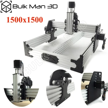 OX CNC Router Kit 1.5*1.5M 4Axis Woodworking Milling Machine Desktop DIY Belt Driven kit with 175 oz*in Nema23 Stepper Motors
OX CNC Router Kit 1.5*1.5M 4Axis Woodworking Milling Machine Desktop DIY Belt Driven kit with 175 oz*in Nema23 Stepper Motors