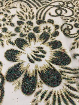 High quality yaking-62520 sparkly embroidered African tulle lace fabric with sequins French net lace fabric
High quality yaking-62520 sparkly embroidered African tulle lace fabric with sequins French net lace fabric
