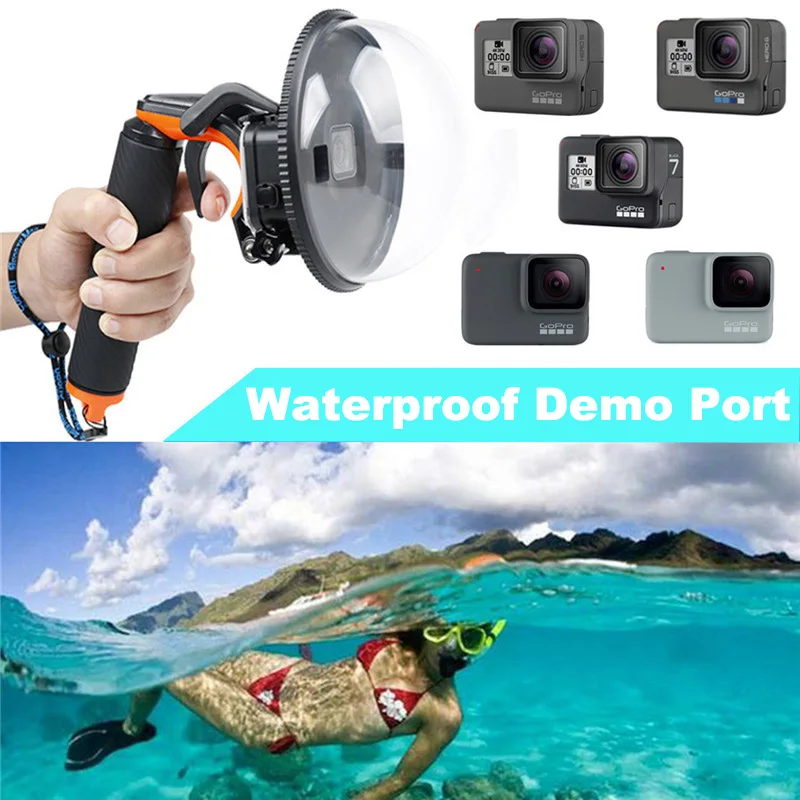 Go Pro Hero7 Hero5 diving Mask waterproof Dome Port for GoPro Hero 5 hero6 Hero7 Lens Dome Waterproof Case Camera Accessories
Go Pro Hero7 Hero5 diving Mask waterproof Dome Port for GoPro Hero 5 hero6 Hero7 Lens Dome Waterproof Case Camera Accessories