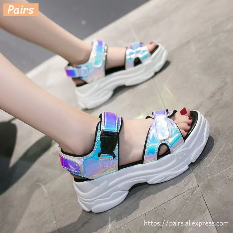 5cm Platform Sandals Women Wedge Mid Heels Shoes Women Buckle Leather Canvas Summer Zapatos Mujer Slippers Woman Sandal
5cm Platform Sandals Women Wedge Mid Heels Shoes Women Buckle Leather Canvas Summer Zapatos Mujer Slippers Woman Sandal