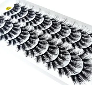 10 Pairs 3D Soft Faux Mink Hair False Eyelashes Natural Messy Eyelash Crisscross Wispy Fluffy Lashes Extension Eye Makeup Tools
10 Pairs 3D Soft Faux Mink Hair False Eyelashes Natural Messy Eyelash Crisscross Wispy Fluffy Lashes Extension Eye Makeup Tools