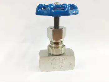 1/2" DN15 Thread J13W 160P High Pressure Needle Valve Female to Female Cut-off Valves Stainless Steel
1/2" DN15 Thread J13W 160P High Pressure Needle Valve Female to Female Cut-off Valves Stainless Steel