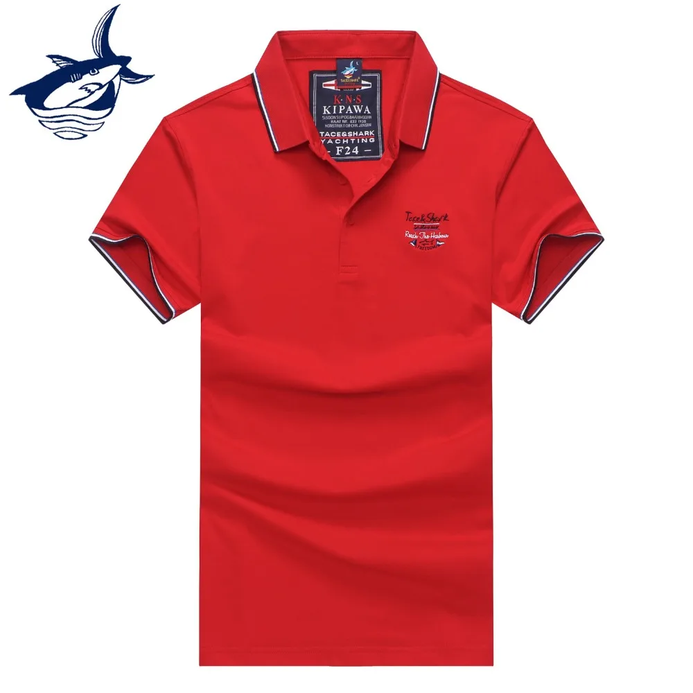 Famous brand Tace & Shark men t shirt homme casual military lapel embroidery t shirts men Summer 2019 streetwear tshirt men 3XL
Famous brand Tace & Shark men t shirt homme casual military lapel embroidery t shirts men Summer 2019 streetwear tshirt men 3XL