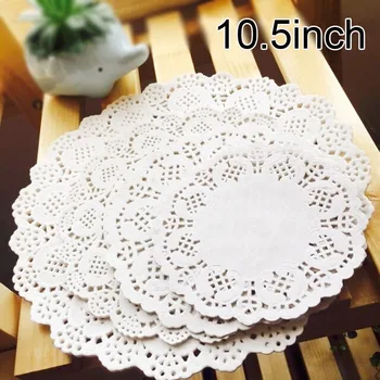 10.5inch White Paper Doilies For Party Wedding Christmas Table Decorative Eco-Friendly Grease-Proof Cake Holder 267mm 100 Pcs
10.5inch White Paper Doilies For Party Wedding Christmas Table Decorative Eco-Friendly Grease-Proof Cake Holder 267mm 100 Pcs