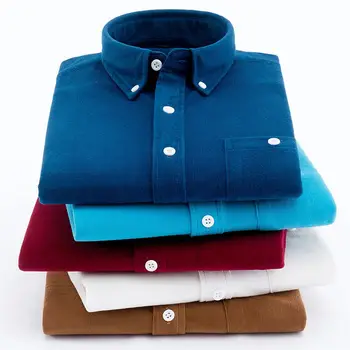 Fashion Men Shirt High Quality Corduroy Long Sleeve Solid Comfort Soft Casual Brand Clothes Man Shirt Camisa Plus Size 4XL 
Fashion Men Shirt High Quality Corduroy Long Sleeve Solid Comfort Soft Casual Brand Clothes Man Shirt Camisa Plus Size 4XL