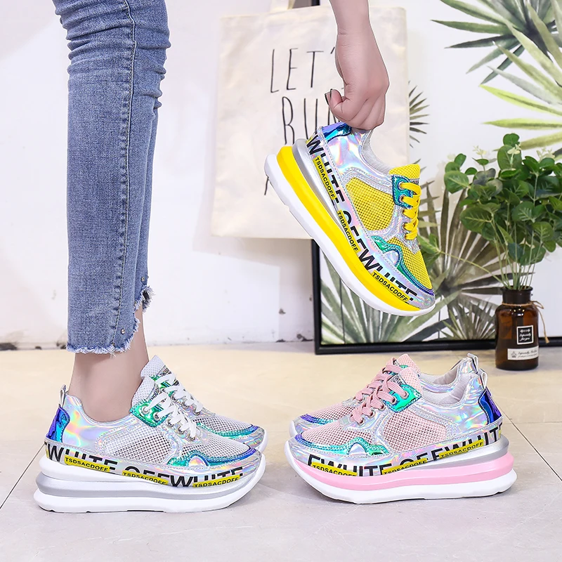 fashion 2019 trainers women sneakers shoes air mesh breathable light weight lace up dazzing color Multicolor Vulcanize Female
fashion 2019 trainers women sneakers shoes air mesh breathable light weight lace up dazzing color Multicolor Vulcanize Female