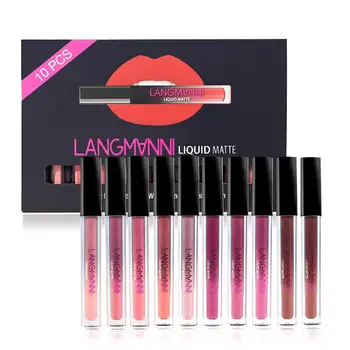 10Pcs/Set Matte Lipstick Lasting Waterproof Liquid Lipstick Sexy Color Cosmetic Pigment Moisturizer Matte Velvet Lip Sticks
10Pcs/Set Matte Lipstick Lasting Waterproof Liquid Lipstick Sexy Color Cosmetic Pigment Moisturizer Matte Velvet Lip Sticks