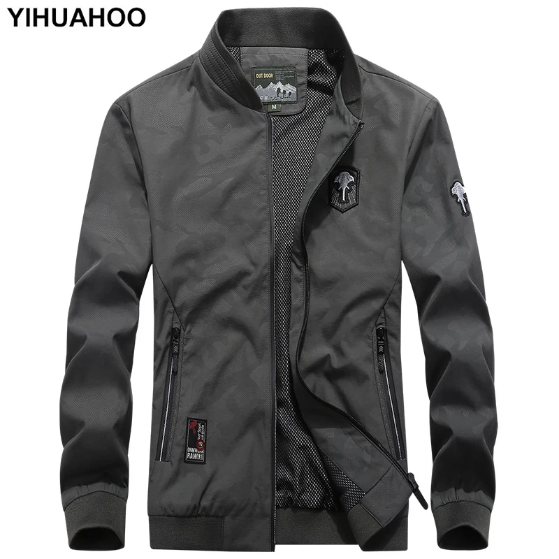 YIHUAHOO Bomber Jacket Men Casual Spring Autumn Chaqueta Hombre Thin Overcoats Camouflage Military Male Jacket Coat Men BBZD3135
YIHUAHOO Bomber Jacket Men Casual Spring Autumn Chaqueta Hombre Thin Overcoats Camouflage Military Male Jacket Coat Men BBZD3135