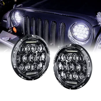 2X 7 Inch Round LED Headlights Projection Headlight Kit for Jeep Wrangler JK TJ LJ lada niva 4x4 suzuki samurai Hummer H1 H2
2X 7 Inch Round LED Headlights Projection Headlight Kit for Jeep Wrangler JK TJ LJ lada niva 4x4 suzuki samurai Hummer H1 H2