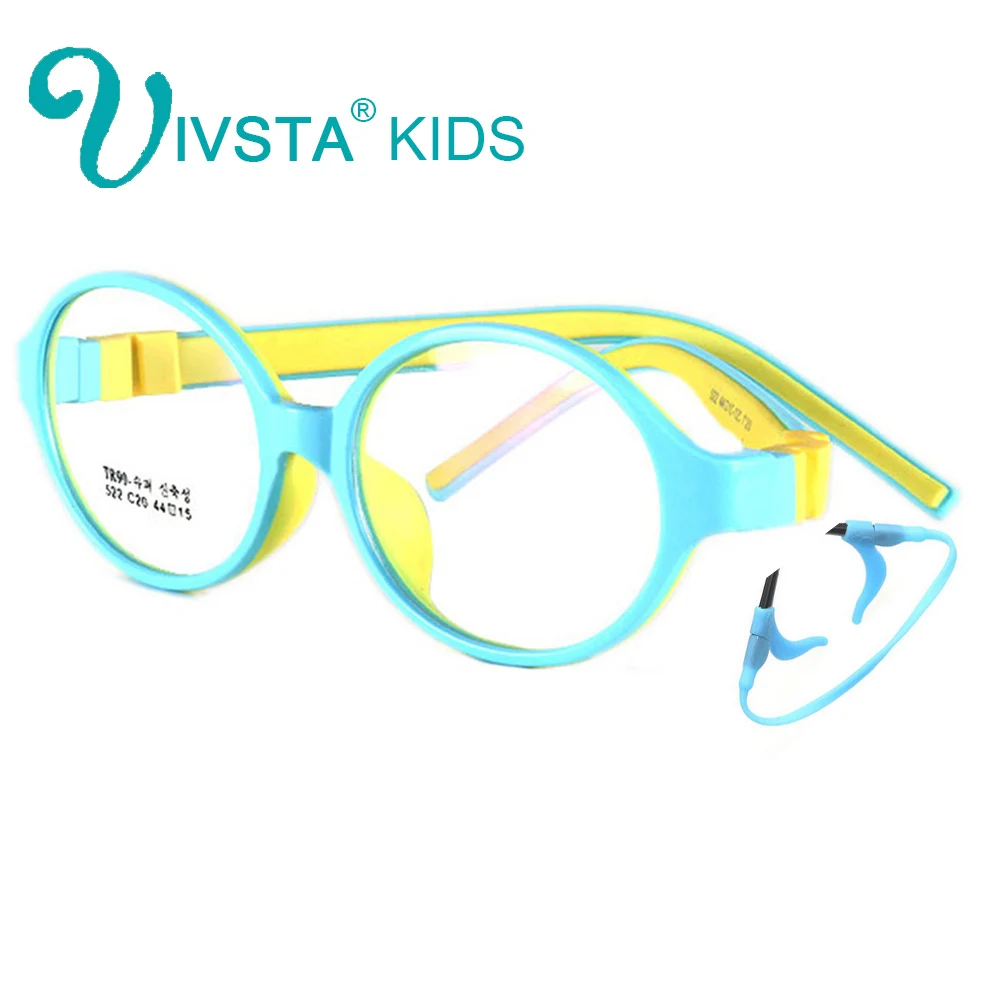 IVSTA 44-15-125 522 TR90 Kids Optical Frame Silicone Children Glasses with Strap retainer holder Sports boys girls prescription
IVSTA 44-15-125 522 TR90 Kids Optical Frame Silicone Children Glasses with Strap retainer holder Sports boys girls prescription