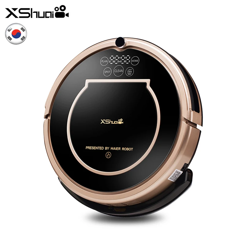 

Haier XShuai T370 Robot Vacuum Cleaner with Alexa Voice Control WiFi Connected Self-Charging 1500Pa Powerful Suction HEPA Filter
