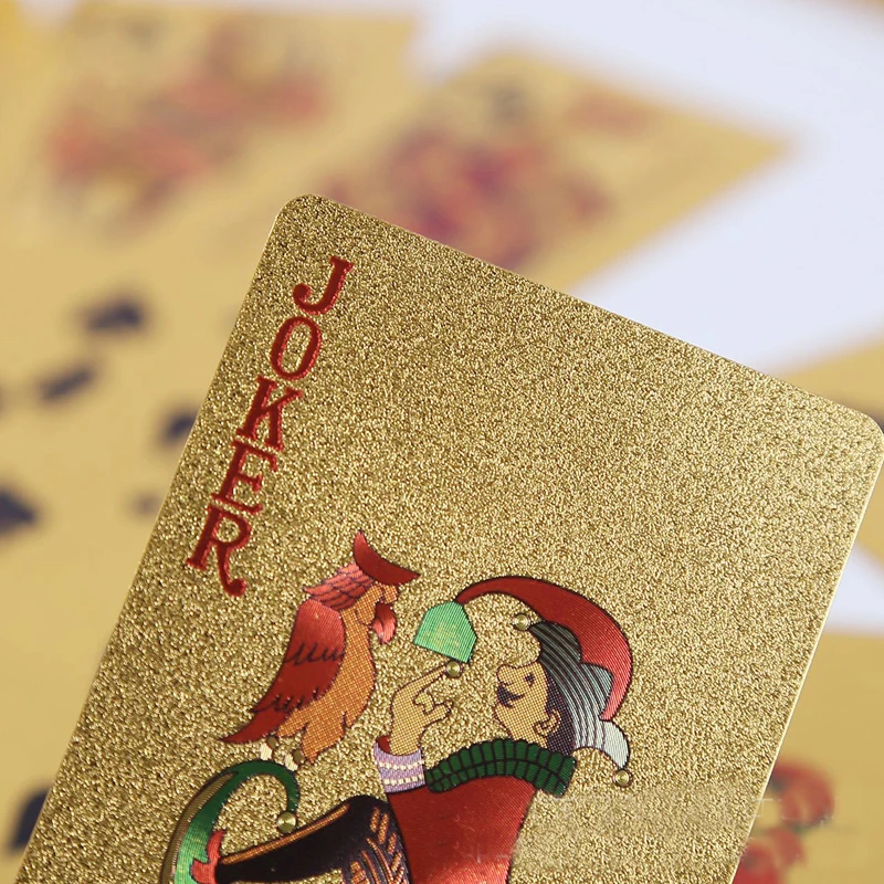 24K Gold Playing Cards Games Toys for Adults Poker Game Gold Foil Poker Set Waterproof Cards Magic Gambling Board games
24K Gold Playing Cards Games Toys for Adults Poker Game Gold Foil Poker Set Waterproof Cards Magic Gambling Board games