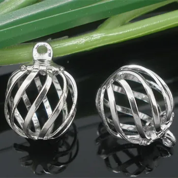 100Pcs Bead Cage Breloque Charms Pendants Copper Metal Hollow DIY Jewelry Making 14x10mm Silver Plated Gold Color Silver Tone
100Pcs Bead Cage Breloque Charms Pendants Copper Metal Hollow DIY Jewelry Making 14x10mm Silver Plated Gold Color Silver Tone