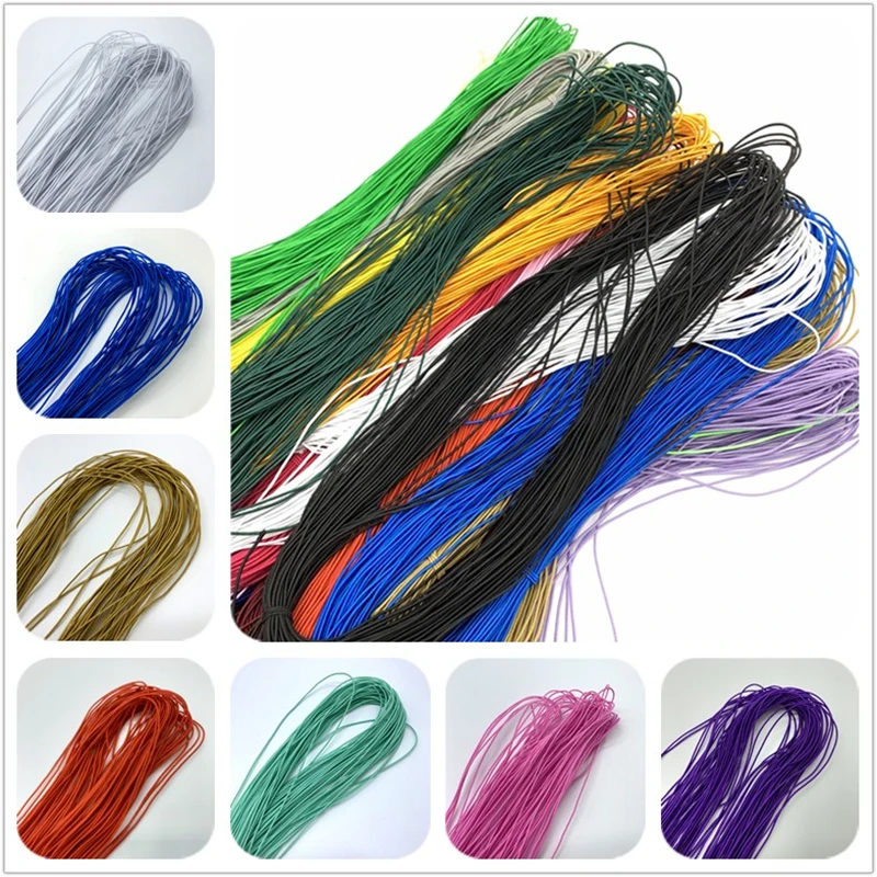 21yards 1mm Colorful High-Elastic Round Elastic Band Round Elastic Rope Rubber Band Elastic Line DIY Sewing Accessories
21yards 1mm Colorful High-Elastic Round Elastic Band Round Elastic Rope Rubber Band Elastic Line DIY Sewing Accessories