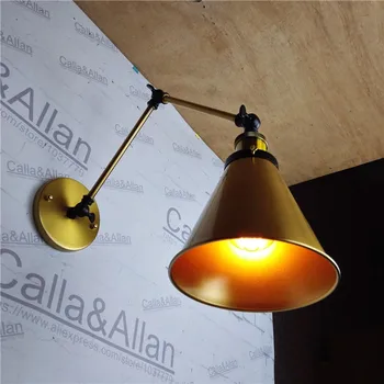 Modern Vintage Loft Adjustable Industrial Metal Wall Light retro swing arm brass wall lamp country style Sconce Lamp Fixtures
Modern Vintage Loft Adjustable Industrial Metal Wall Light retro swing arm brass wall lamp country style Sconce Lamp Fixtures