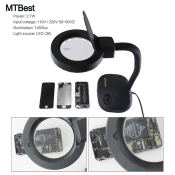 5X 10X Magnifying Glasses Electronic Ballast Adjustable Brightness Table Lamp Desktop Magnifier LED Lights Welding Repair Tools
5X 10X Magnifying Glasses Electronic Ballast Adjustable Brightness Table Lamp Desktop Magnifier LED Lights Welding Repair Tools