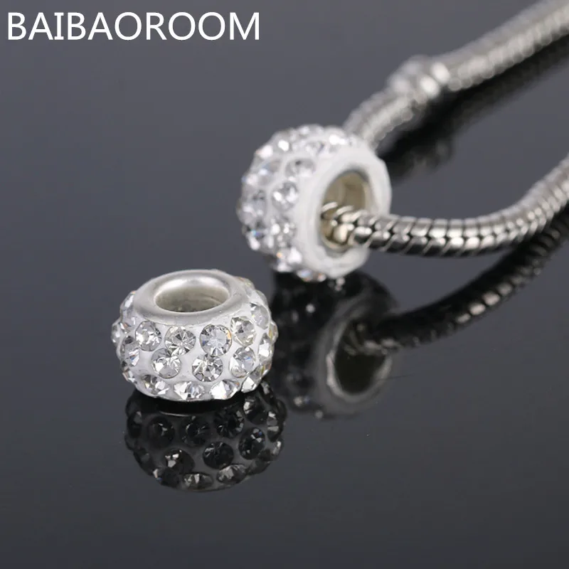 NEW Free Shipping 1Pc Jewelry Silver Bead Charm European Alloy Bead full white Crystal Fit Pandora Bracelet 3107
NEW Free Shipping 1Pc Jewelry Silver Bead Charm European Alloy Bead full white Crystal Fit Pandora Bracelet 3107