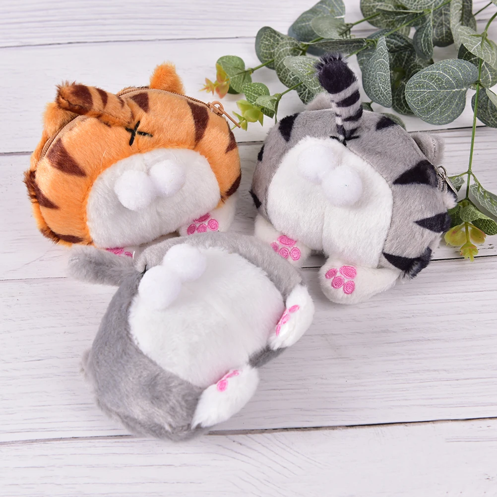 1PC Mini Money Storage Gift Wallets Women Cute Cat Butt Tail Plush Coin Purse Change Purse Bag
1PC Mini Money Storage Gift Wallets Women Cute Cat Butt Tail Plush Coin Purse Change Purse Bag