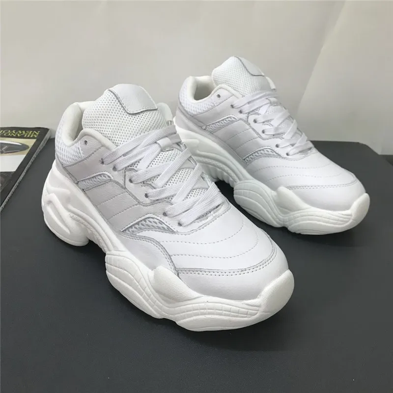 2019 New Women's Chunky Sneakers Flats Breathable Lace-up Running Shoes Mesh Ladies White Sport Footwear Chaussure Femme Girl
2019 New Women's Chunky Sneakers Flats Breathable Lace-up Running Shoes Mesh Ladies White Sport Footwear Chaussure Femme Girl