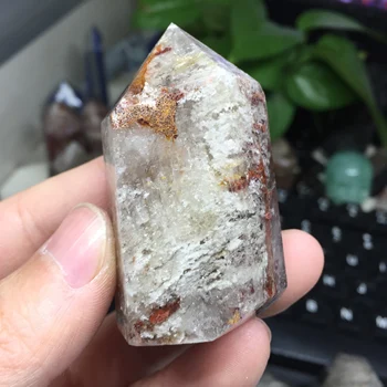 88g Natural Healing Phantom Quartz Crystal Wand Clear Hierarchy Details Decoration Stone #BH1177
88g Natural Healing Phantom Quartz Crystal Wand Clear Hierarchy Details Decoration Stone #BH1177