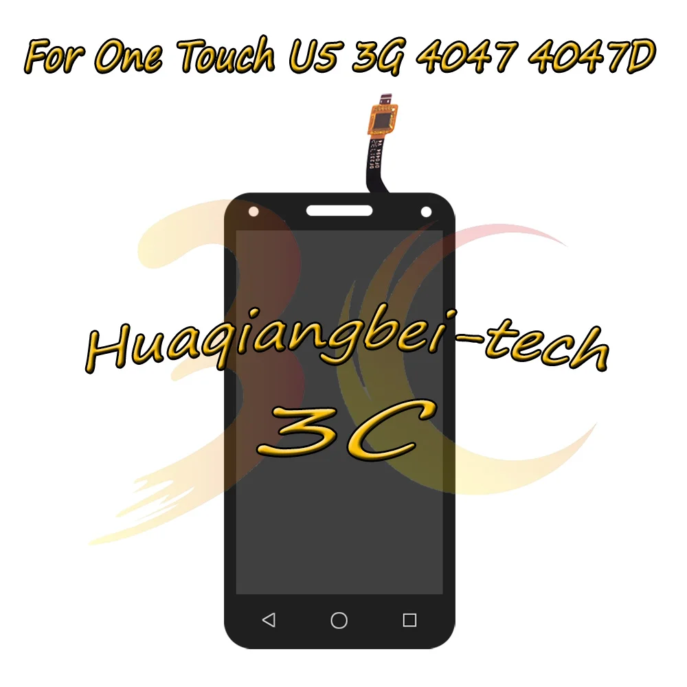 5.0'' New For Alcatel One Touch U5 3G 4047 4047D Full LCD DIsplay + Touch Screen Digitizer Assembly 100% Tested
5.0'' New For Alcatel One Touch U5 3G 4047 4047D Full LCD DIsplay + Touch Screen Digitizer Assembly 100% Tested