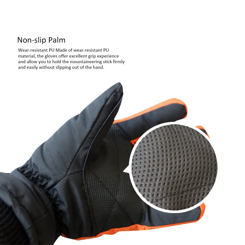 Clothing - Winter USB Hand Warmer Electric Thermal Gloves Motorcycle Cycling Ski Gloves