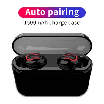 HBQ Bluetooth 5.0 Earphones Portable TWS Wireless In-ear 3D Stereo Sound With Mic Handsfree Sports Earbuds Auto Pairing Headset
HBQ Bluetooth 5.0 Earphones Portable TWS Wireless In-ear 3D Stereo Sound With Mic Handsfree Sports Earbuds Auto Pairing Headset