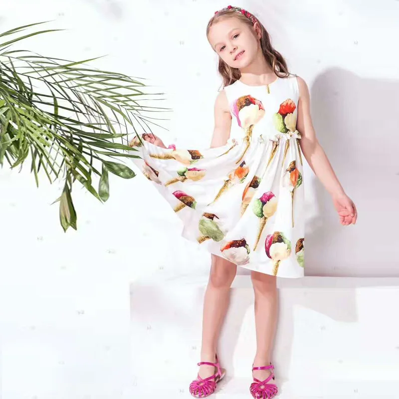 Roimyal Wholesale free shipping 2019 Summer New Girls Ice Cream printed Princess Dress toddler kids cute sundress
Roimyal Wholesale free shipping 2019 Summer New Girls Ice Cream printed Princess Dress toddler kids cute sundress