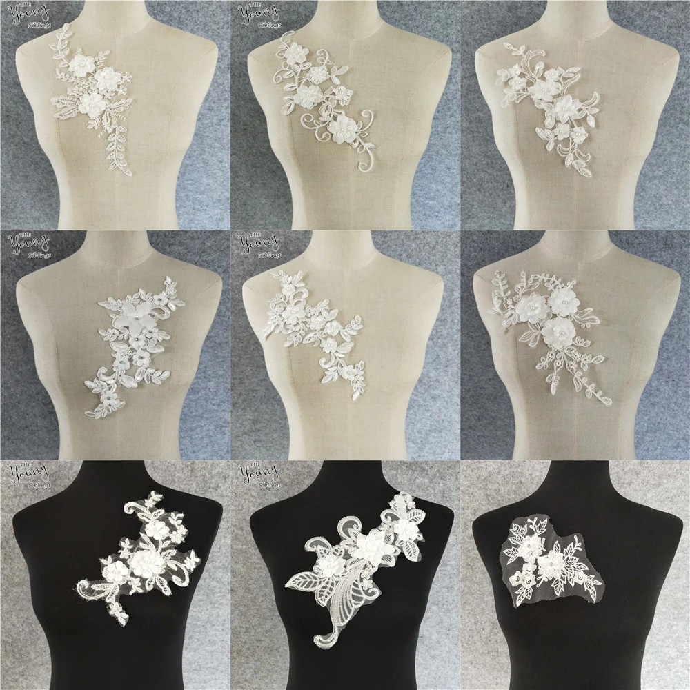 Exquisite White Lace Fabric Costume dress Supply Embroidery Sewing Accessories Clothing Applique Lace Collar Neckline Decorate
Exquisite White Lace Fabric Costume dress Supply Embroidery Sewing Accessories Clothing Applique Lace Collar Neckline Decorate