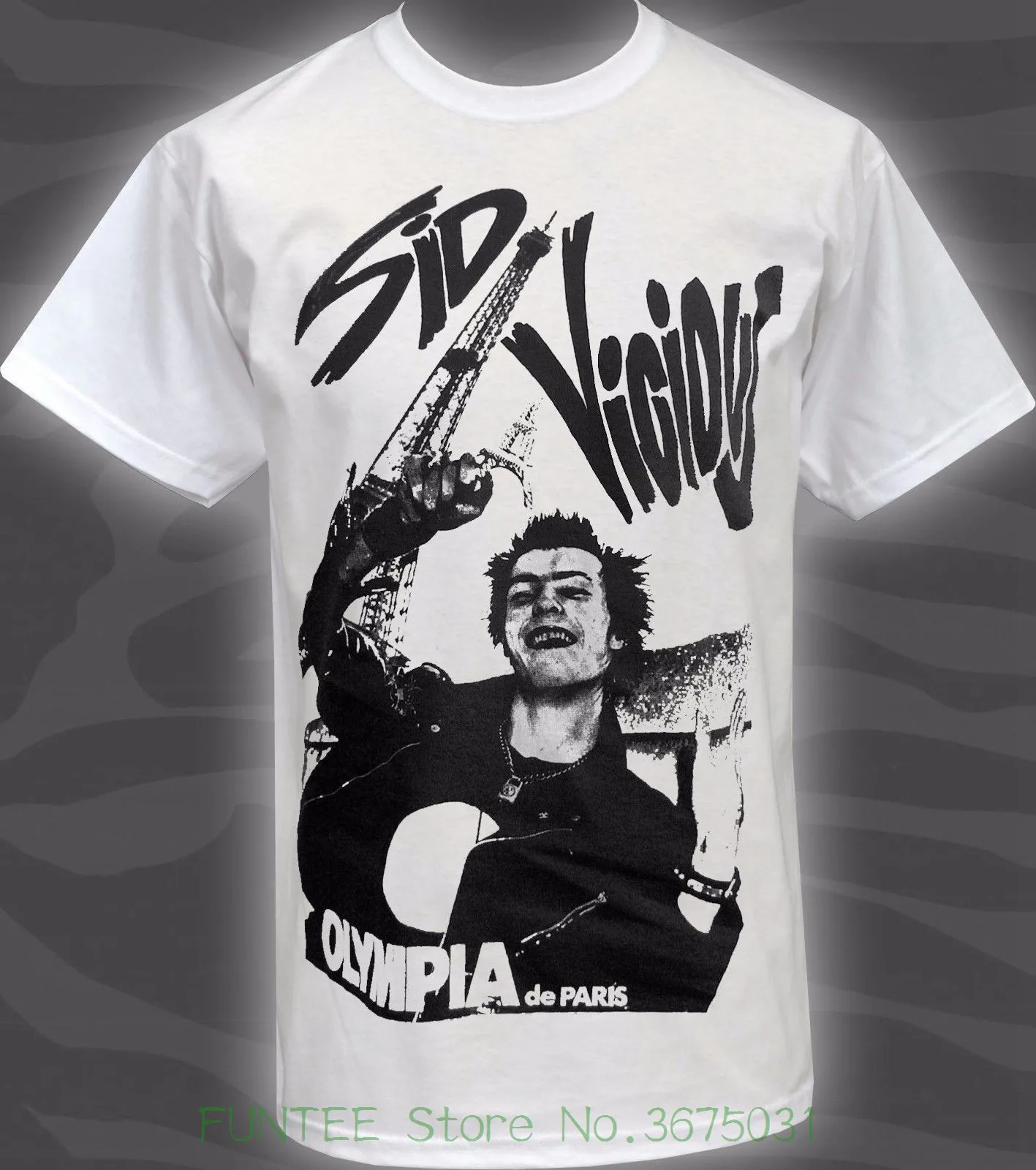 O-neck T Shirt Harajuku Tops Tees Mens White T-shirt Sid Vicious Bassist Punk Rock 1977 Eiffel Tower Paris S - 5xl
O-neck T Shirt Harajuku Tops Tees Mens White T-shirt Sid Vicious Bassist Punk Rock 1977 Eiffel Tower Paris S - 5xl