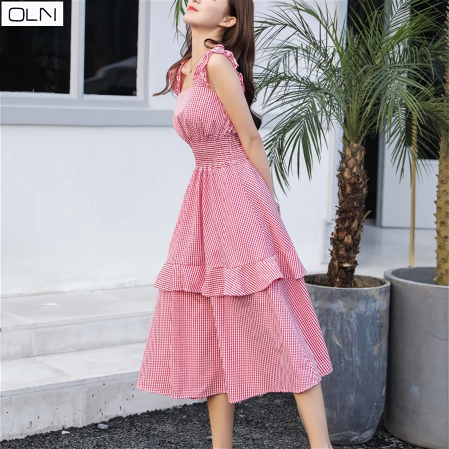 Vestidos dress OLN Korean version summer French retro tea break Hepburn wind dress girl summer dress waist waist dress S-2XL
Vestidos dress OLN Korean version summer French retro tea break Hepburn wind dress girl summer dress waist waist dress S-2XL