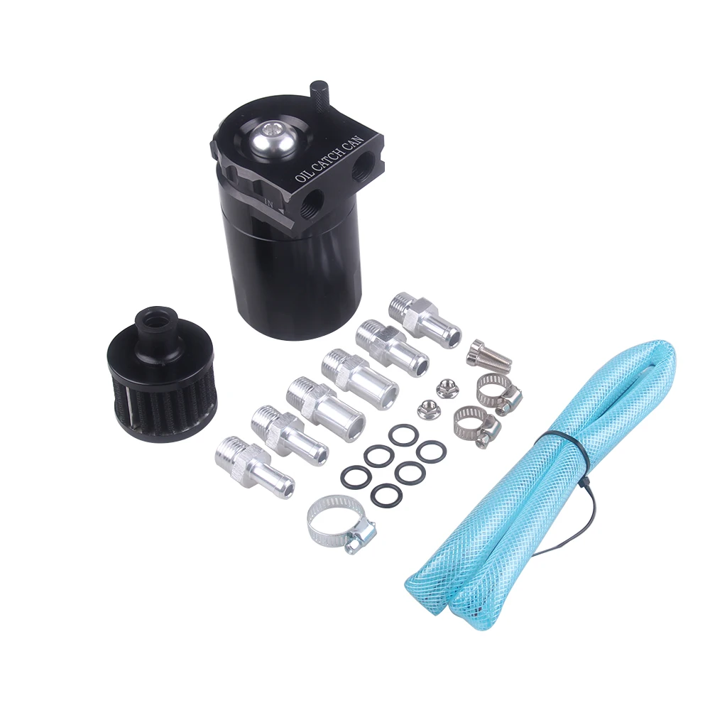 Universal Aluminum Oil Catch Tank Cylinder Catch Reservoir Car Can Breather Kit(Black/Red/Blue) For GM
Universal Aluminum Oil Catch Tank Cylinder Catch Reservoir Car Can Breather Kit(Black/Red/Blue) For GM