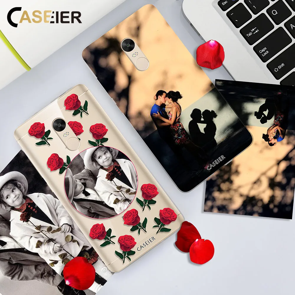 Уникальный чехол CASEIER для Xiaomi Redmi Note 4 4x 4A специальный на заказ 33S 5S 3 Pro 2 силиконовый