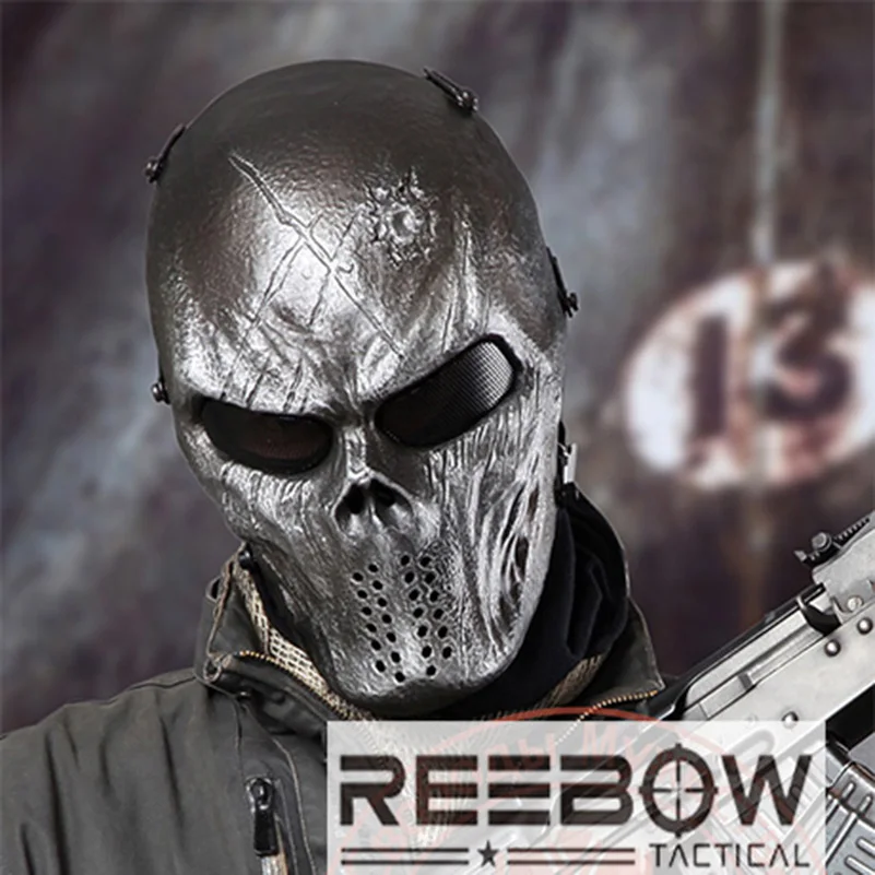 Military Tactical Mask Iron Mask Outdoor Army Full Face Airsoft Paintball Halloween Horror Gost Skull Masks Drop Shipping
Military Tactical Mask Iron Mask Outdoor Army Full Face Airsoft Paintball Halloween Horror Gost Skull Masks Drop Shipping