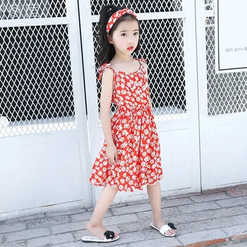 Girls Bohemian Floral Knee-Length Dresses Princess Sleeveless Beach Sling Dress Girls Soft Cotton Party Wedding Sundress AA51735
Girls Bohemian Floral Knee-Length Dresses Princess Sleeveless Beach Sling Dress Girls Soft Cotton Party Wedding Sundress AA51735