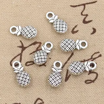 12pcs Charms Double Sided Lovely Pineapple 14x7mm Antique Making Pendant fit,Vintage Tibetan Silver color,DIY Handmade Jewelry
12pcs Charms Double Sided Lovely Pineapple 14x7mm Antique Making Pendant fit,Vintage Tibetan Silver color,DIY Handmade Jewelry