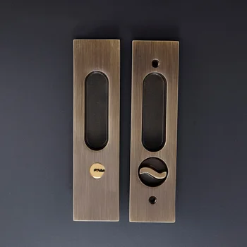 4 colors Pure Brass Sliding Door Locks Interior Bathroom / Living Room Door Hook Lock Invisible Recessed Door Lock set with keys
4 colors Pure Brass Sliding Door Locks Interior Bathroom / Living Room Door Hook Lock Invisible Recessed Door Lock set with keys