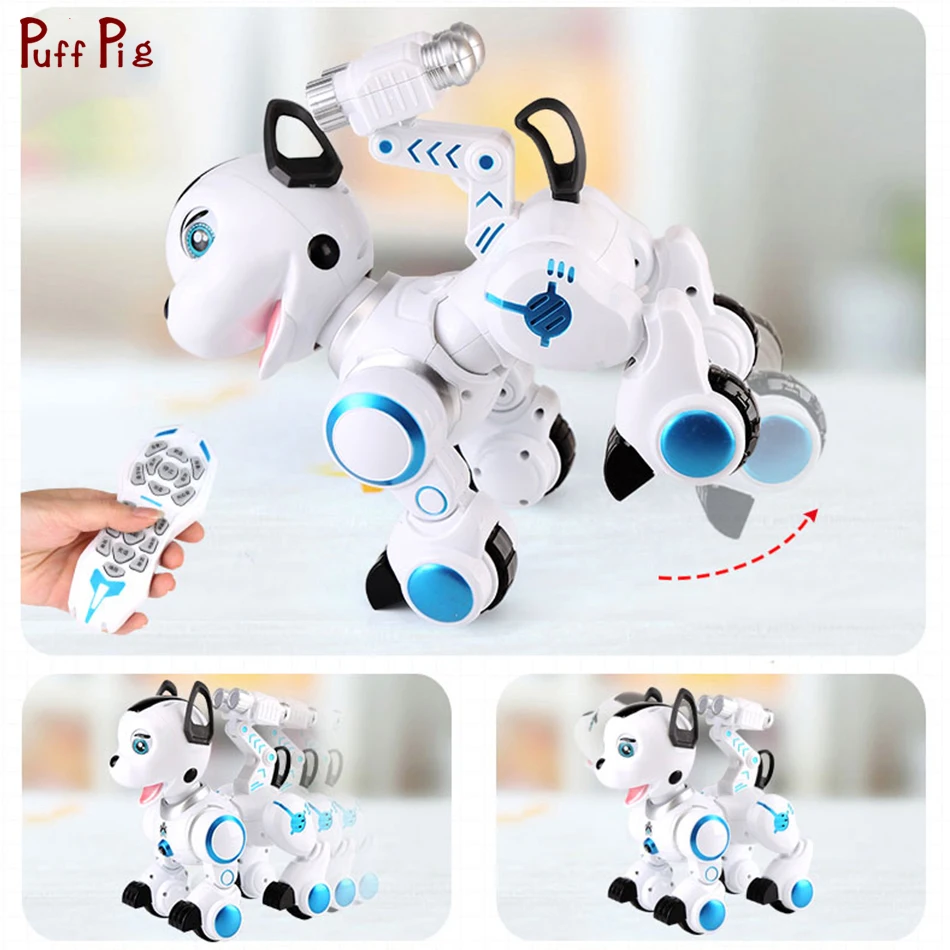 Hot Intelligent RC Robot Dog Toy Smart Dog Kids Toys Cute Animals RC Intelligent Robot Action Figure Gifts For Birthday Present
Hot Intelligent RC Robot Dog Toy Smart Dog Kids Toys Cute Animals RC Intelligent Robot Action Figure Gifts For Birthday Present