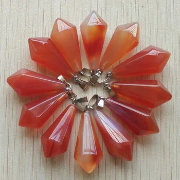 2018 new good quality fashion Natural red onyx Hexagonal pyramid Charms pendants for jewelry making 12Pcs/lot Wholesale Free
2018 new good quality fashion Natural red onyx Hexagonal pyramid Charms pendants for jewelry making 12Pcs/lot Wholesale Free