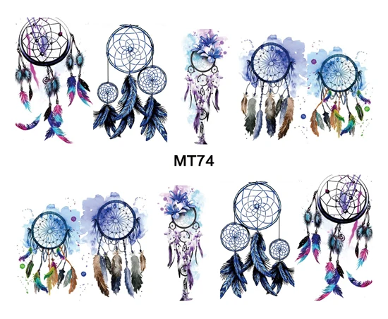 Nail Beauty MT74 Full Cover Indian Blue Dream Catcher Nail Art Water Sticker Decal For Nail Art Tattoo Tips DIY Nail
Nail Beauty MT74 Full Cover Indian Blue Dream Catcher Nail Art Water Sticker Decal For Nail Art Tattoo Tips DIY Nail