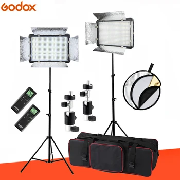 Godox 2x 500 LED 3300-5600K Wireless Remote Control Video Light Kit LED500LRC + 2m Stand + Carrying Bag for Studio Lighting
Godox 2x 500 LED 3300-5600K Wireless Remote Control Video Light Kit LED500LRC + 2m Stand + Carrying Bag for Studio Lighting