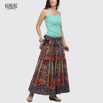 Kureas African Maxi Skirt Women Vintage Long Skirt Elastic Print Slim Beach Pleated Skirts Jupe Longue
Kureas African Maxi Skirt Women Vintage Long Skirt Elastic Print Slim Beach Pleated Skirts Jupe Longue