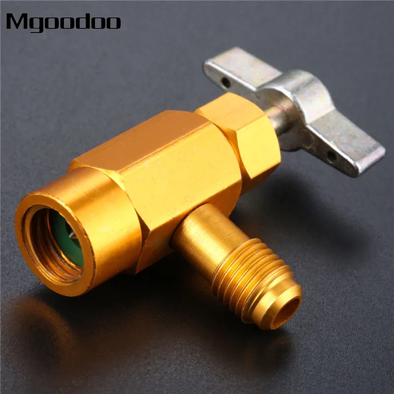 1Pc R-134a Refrigerant Can Tap Dispensing Bottle Opener Valve 1/2" ACME 1/4" SAE Thread Adapter Brass Fittings Air-conditioning
1Pc R-134a Refrigerant Can Tap Dispensing Bottle Opener Valve 1/2" ACME 1/4" SAE Thread Adapter Brass Fittings Air-conditioning