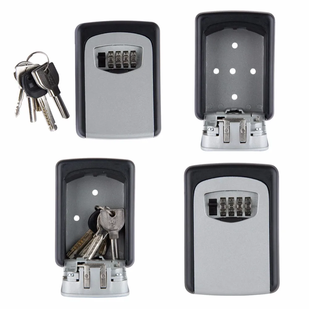 Key Storage Organizer Boxes with 4 Digit Wall Mounted Combination Password Keys Hook Organizer Boxes Small Metal Secret Safe Box
Key Storage Organizer Boxes with 4 Digit Wall Mounted Combination Password Keys Hook Organizer Boxes Small Metal Secret Safe Box