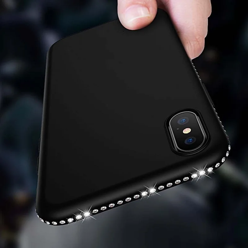 Luxury Diamond Frame Glitter Phone Case for iphone X 10 8 Plus Soft TPU Silicon Shockproof Cover For iPhone 6 6S 7 Plus Coque
Luxury Diamond Frame Glitter Phone Case for iphone X 10 8 Plus Soft TPU Silicon Shockproof Cover For iPhone 6 6S 7 Plus Coque