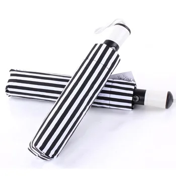 2018 Classical Black White Stripe Umbrella Rain Sun Women Parasol Female Sunshade Lady Paraguas fashion windproof auto parasol
2018 Classical Black White Stripe Umbrella Rain Sun Women Parasol Female Sunshade Lady Paraguas fashion windproof auto parasol