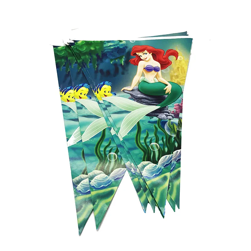 10pcs/pack Mermaid theme party banners A Little Mermaid paper flags A Little Mermaid theme birthday party supplies
10pcs/pack Mermaid theme party banners A Little Mermaid paper flags A Little Mermaid theme birthday party supplies