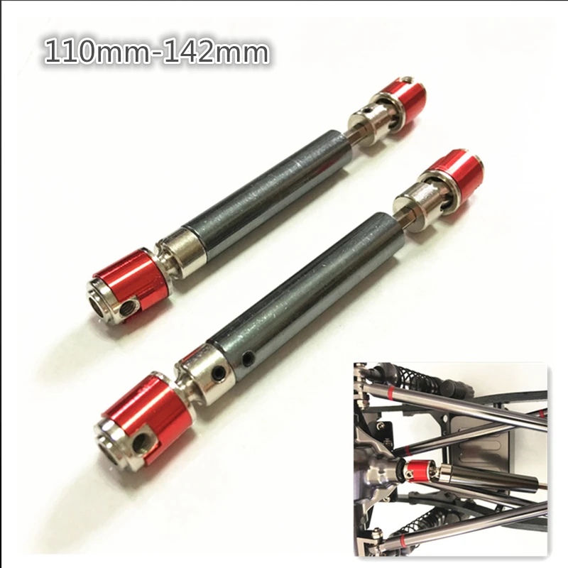 2PCS CVD Metal Universal Drive Shaft Transmission 110-142mm for Axial SCX10 RC4WD D90 RC Crawler Car Part Accessories
2PCS CVD Metal Universal Drive Shaft Transmission 110-142mm for Axial SCX10 RC4WD D90 RC Crawler Car Part Accessories
