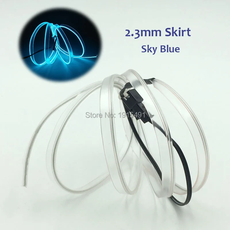 High Grade DC-12V 2.3mm 2Meters Sew Tag EL Wire Sky Blue Color Flexible Car Light LED Strip Glittery for Motorbike,Auto Decor
High Grade DC-12V 2.3mm 2Meters Sew Tag EL Wire Sky Blue Color Flexible Car Light LED Strip Glittery for Motorbike,Auto Decor